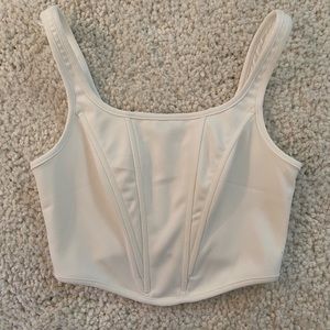 Princess Polly white bustier top